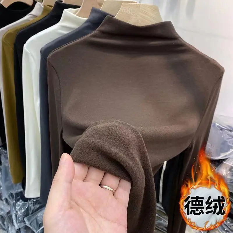 Double-Sided German Velvet Top for Women Autumn Winter - Image 13