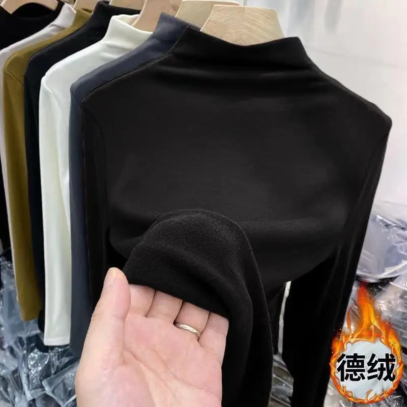 Double-Sided German Velvet Top for Women Autumn Winter - Image 14