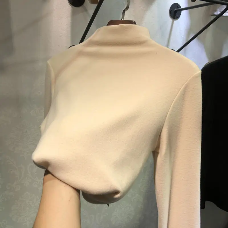 Double-Sided German Velvet Top for Women Autumn Winter - Image 4