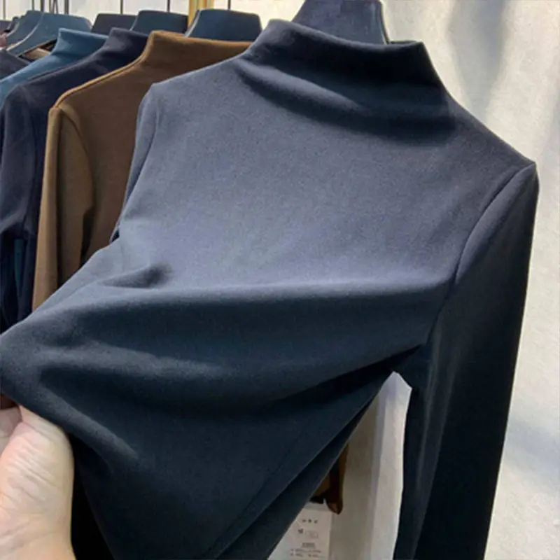 Double-Sided German Velvet Top for Women Autumn Winter - Image 6