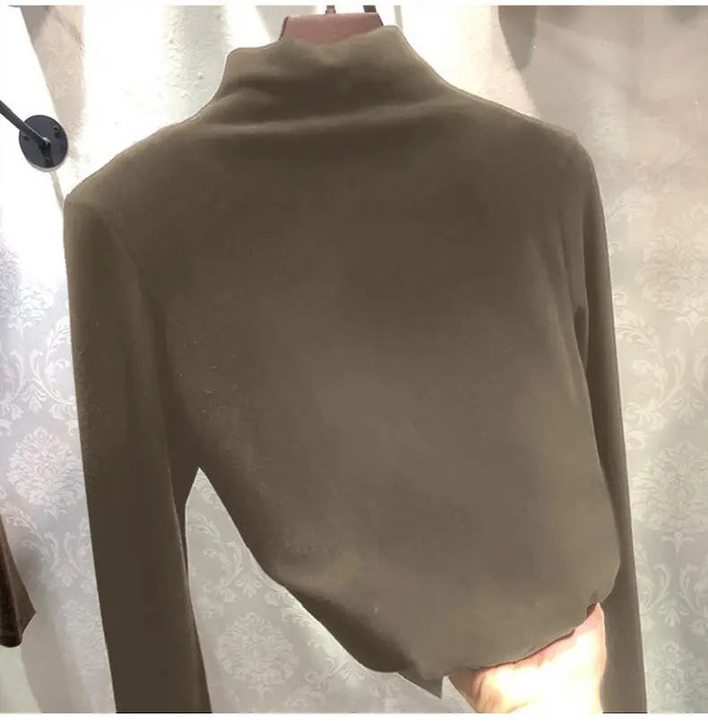 Double-Sided German Velvet Top for Women Autumn Winter - Image 11