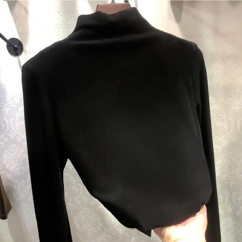 Double-Sided German Velvet Top for Women Autumn Winter - Image 2
