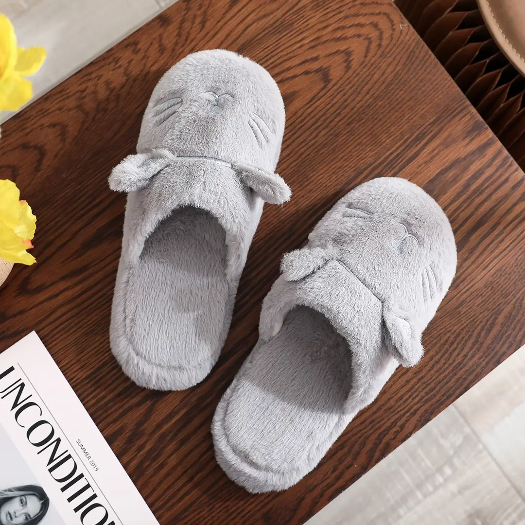 New Jacquard Japanese Style Soft-Soled Silent Waterproof-Soled Slippers Non-Slip Wooden Floor Indoor Cotton Slippers - Image 13