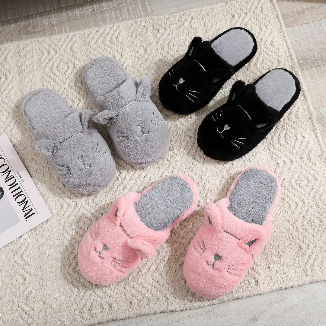 New Jacquard Japanese Style Soft-Soled Silent Waterproof-Soled Slippers Non-Slip Wooden Floor Indoor Cotton Slippers - Image 14