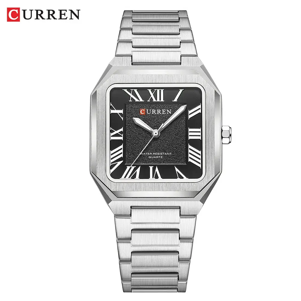 Curren Men's Green Dial Quartz Watch with Gold Case - Image 2