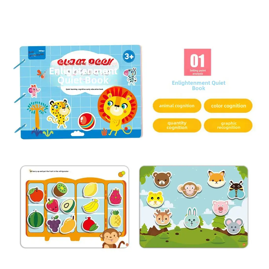 Children's Number Puzzle Book with Colorful Themes - Image 6