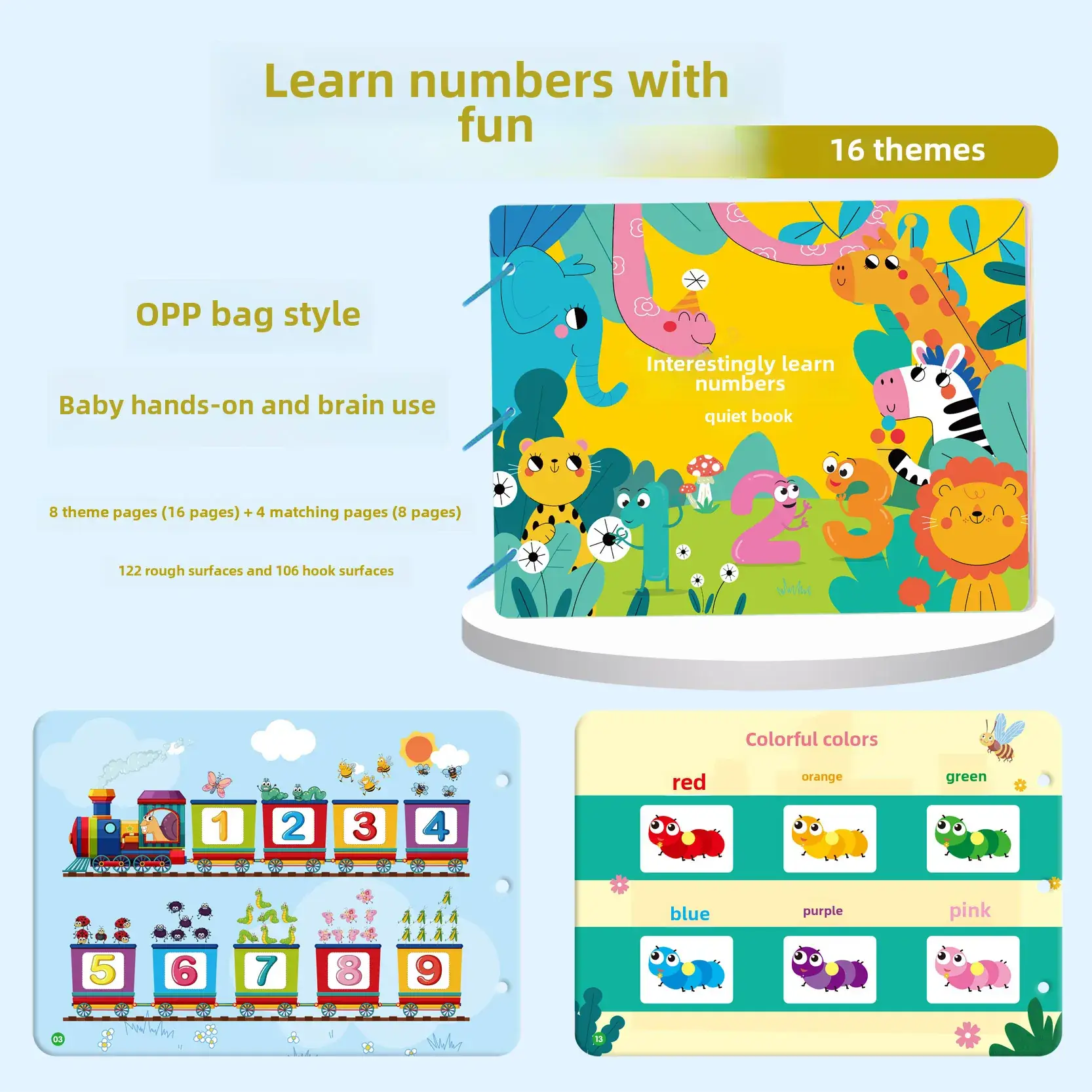 Children's Number Puzzle Book with Colorful Themes - Image 7