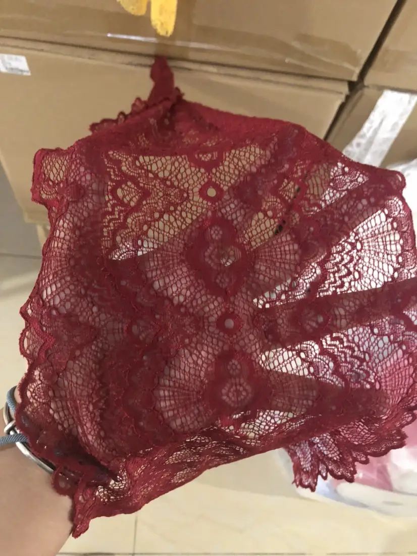 Black Lace Camisole Nightgown with High Waist & Hollow Design — feature 20