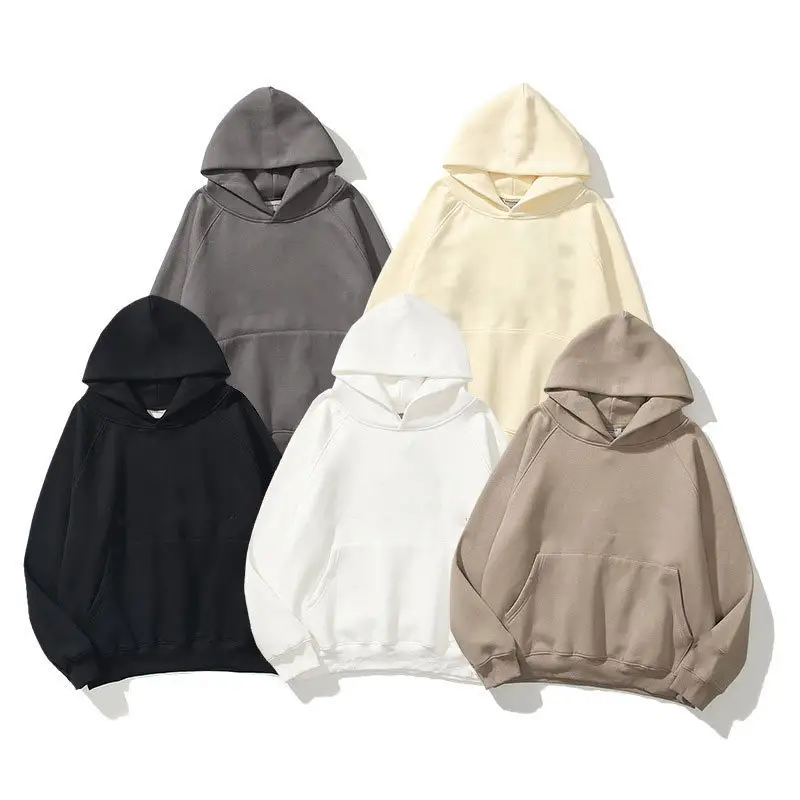 Men's Cream Hooded Sweatshirt with EUDOTIALS Print — feature 1