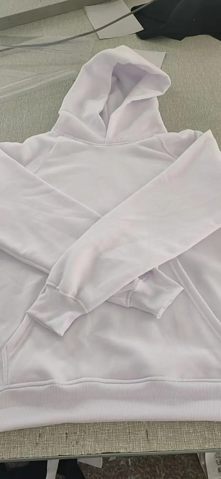 Men's Cream Hooded Sweatshirt with EUDOTIALS Print — feature 9