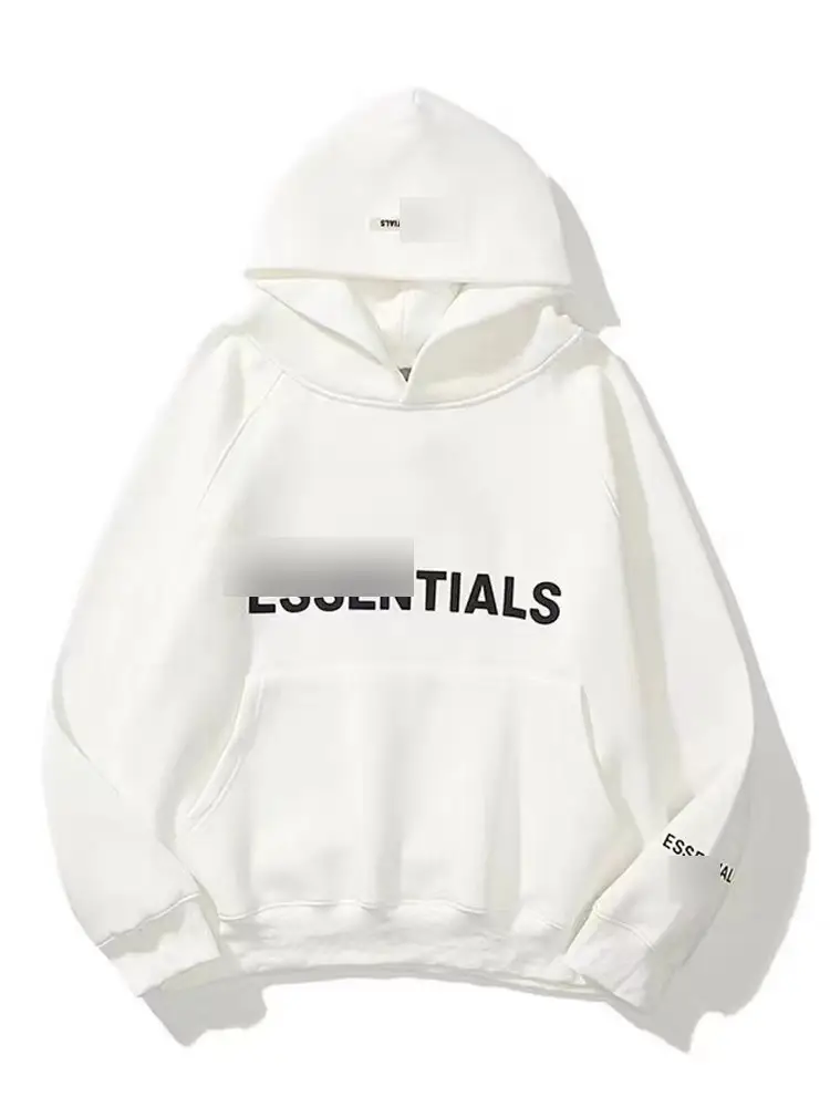 Men's Cream Hooded Sweatshirt with EUDOTIALS Print - Image 10