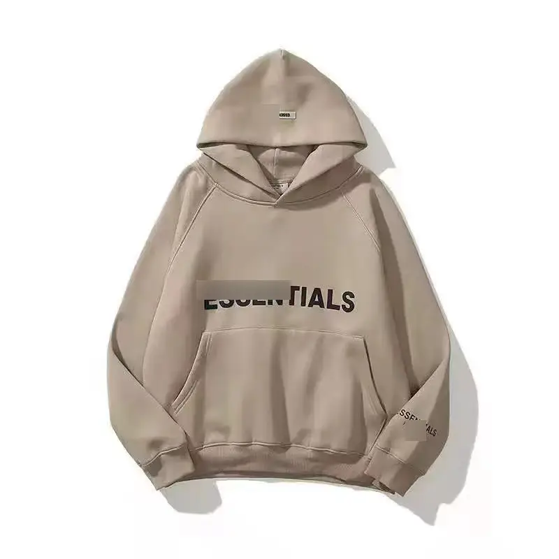 Men's Cream Hooded Sweatshirt with EUDOTIALS Print - Image 6