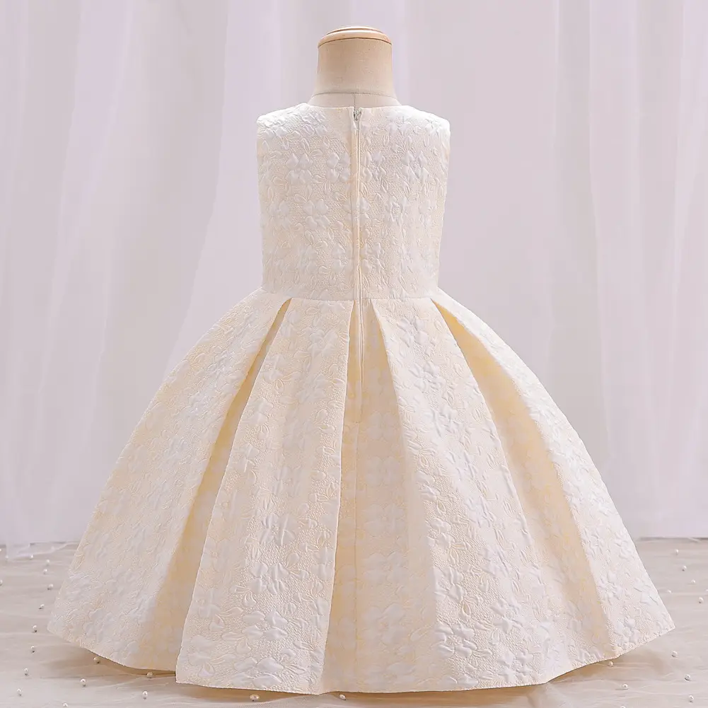 Baby Full Moon Princess Dress for Girls White Embroidered — feature 12