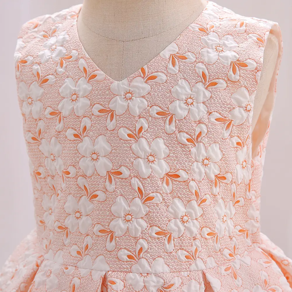 Baby Full Moon Princess Dress for Girls White Embroidered — feature 13