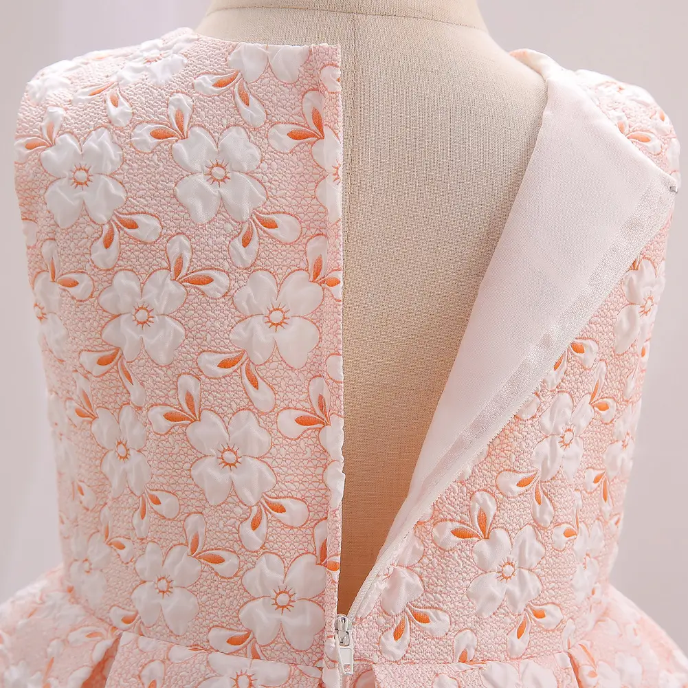 Baby Full Moon Princess Dress for Girls White Embroidered — feature 15