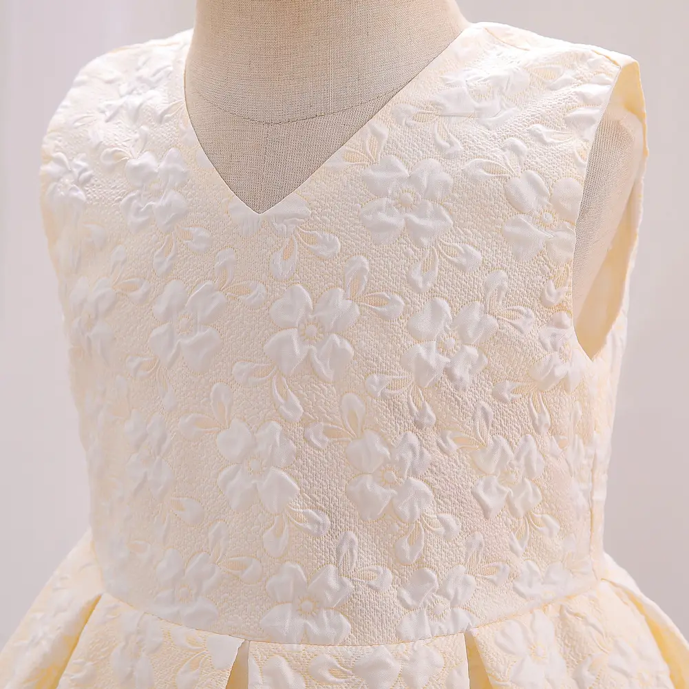Baby Full Moon Princess Dress for Girls White Embroidered — feature 22