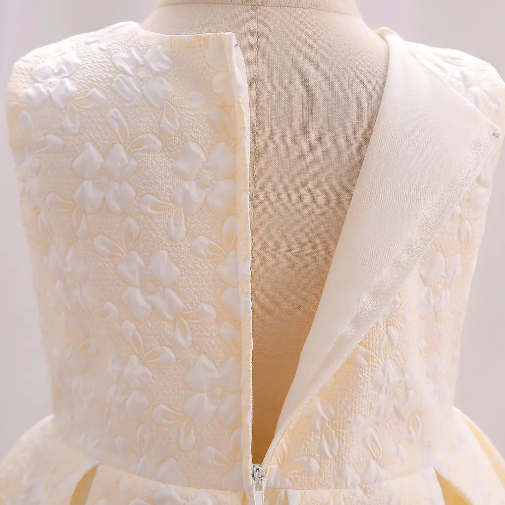 Baby Full Moon Princess Dress for Girls White Embroidered — feature 24