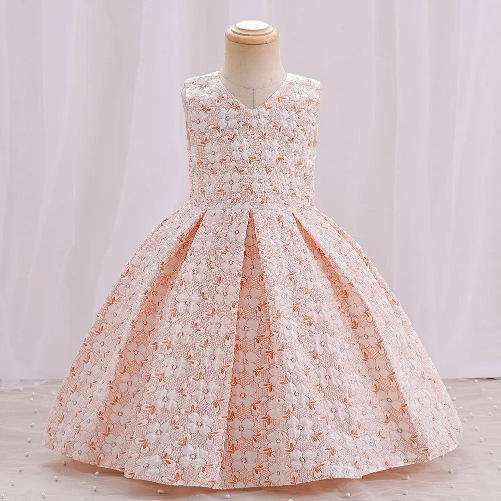 Baby Full Moon Princess Dress for Girls White Embroidered — feature 4