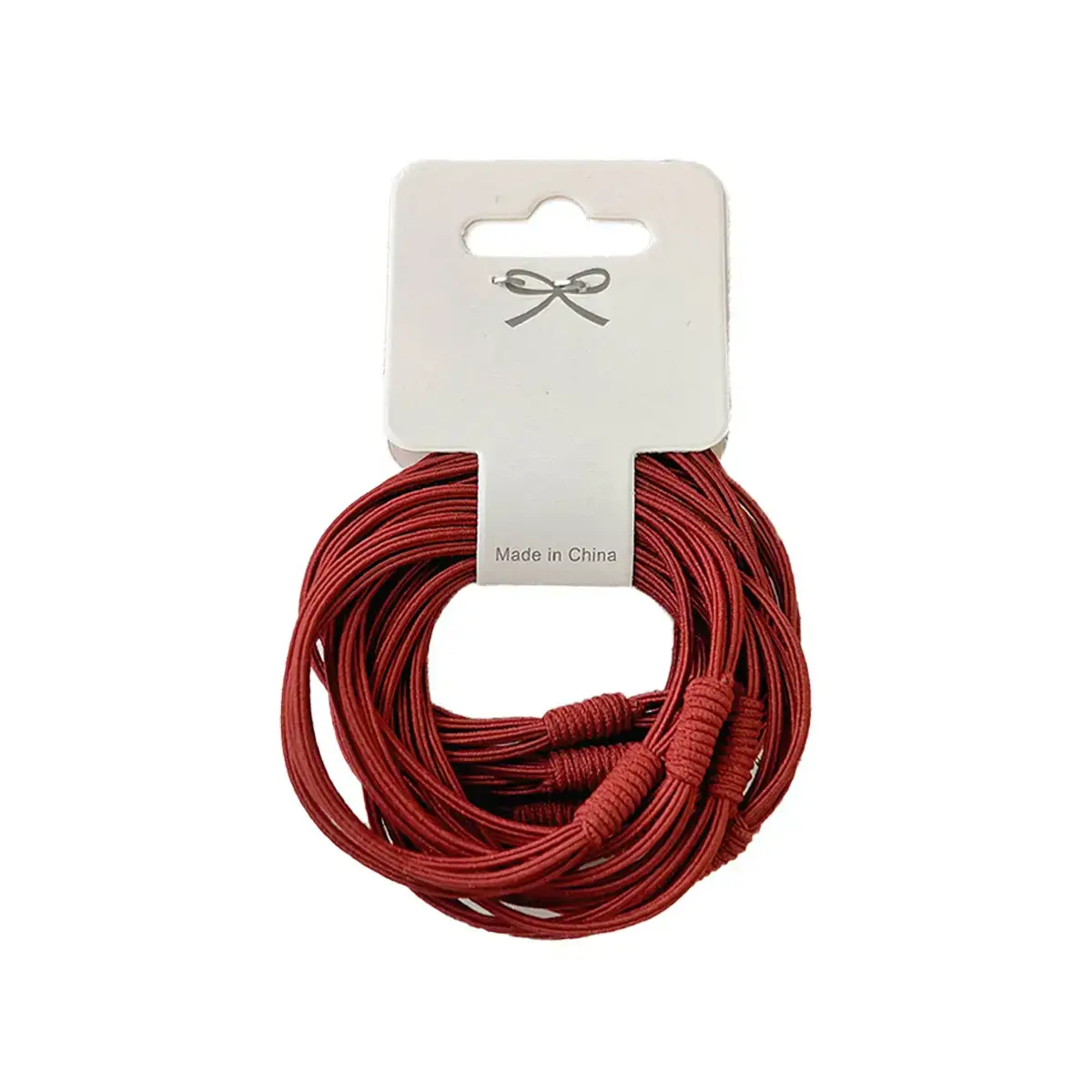 Red Korean Style Hair Rope 5.5CM Multi-strand