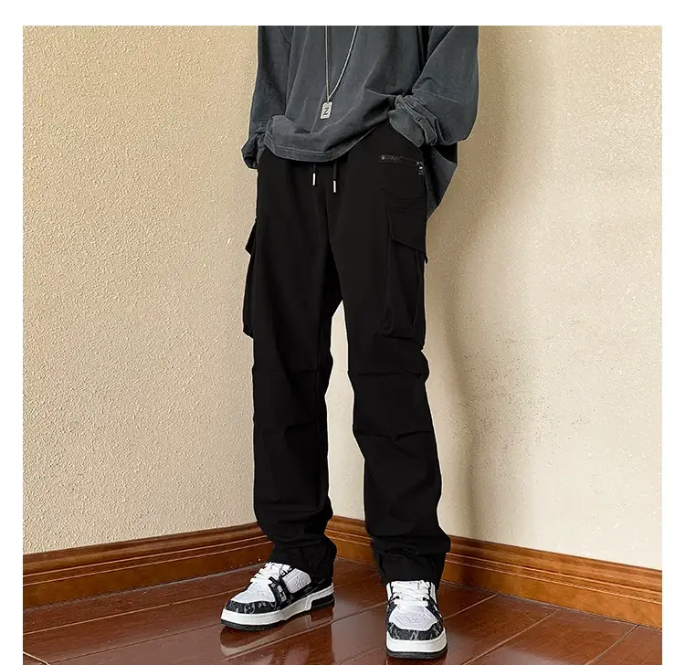 Men's Windproof Waterproof Cargo Pants Brown — feature 9
