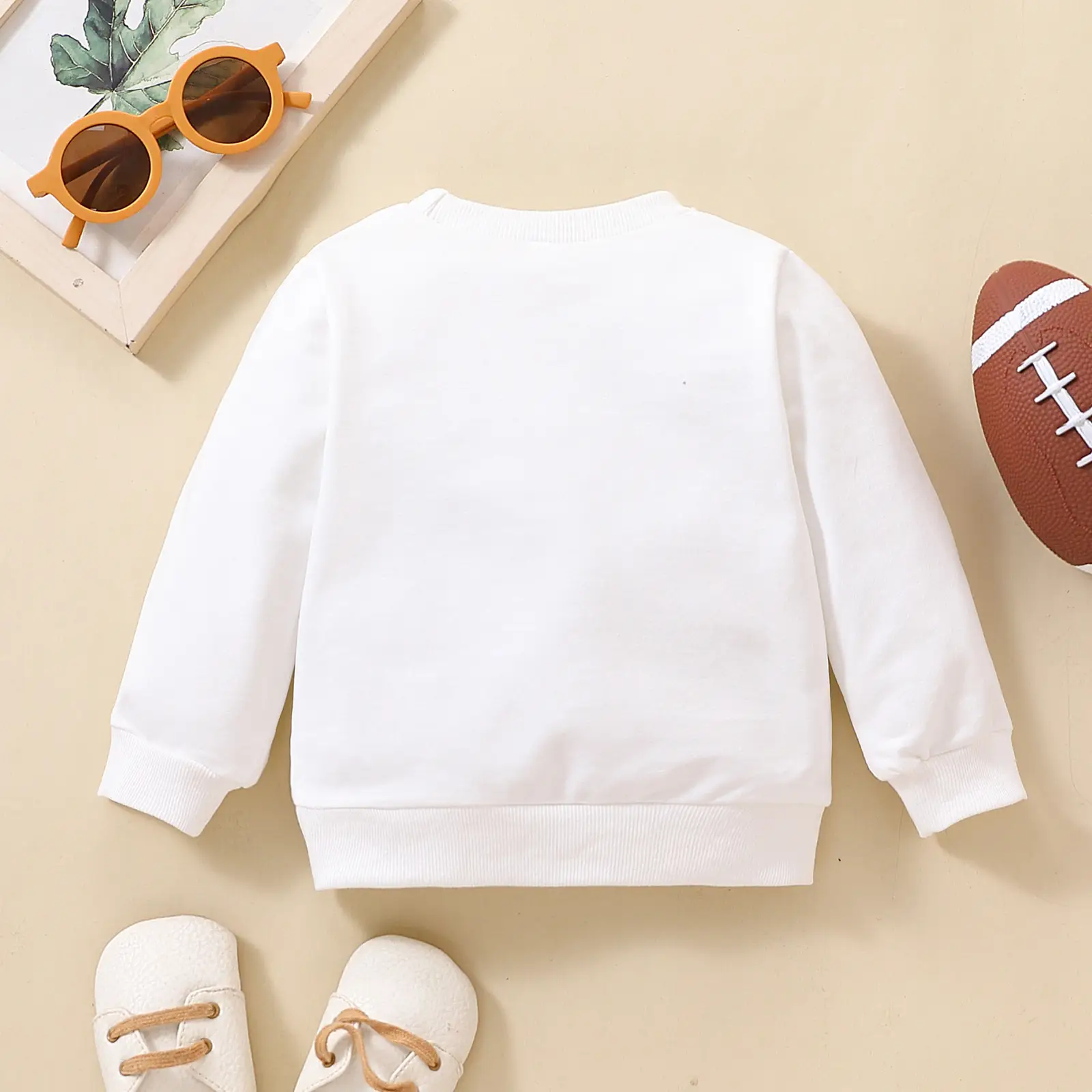 Grey Cotton Long Sleeve Baby Sweater for Boys Girls - Image 4