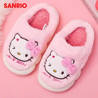 [Super Value Special Offer] Sanrio Cinnamoroll Plush Slippers for Girls, Cute New Winter Indoor Warm Shoes — feature 3