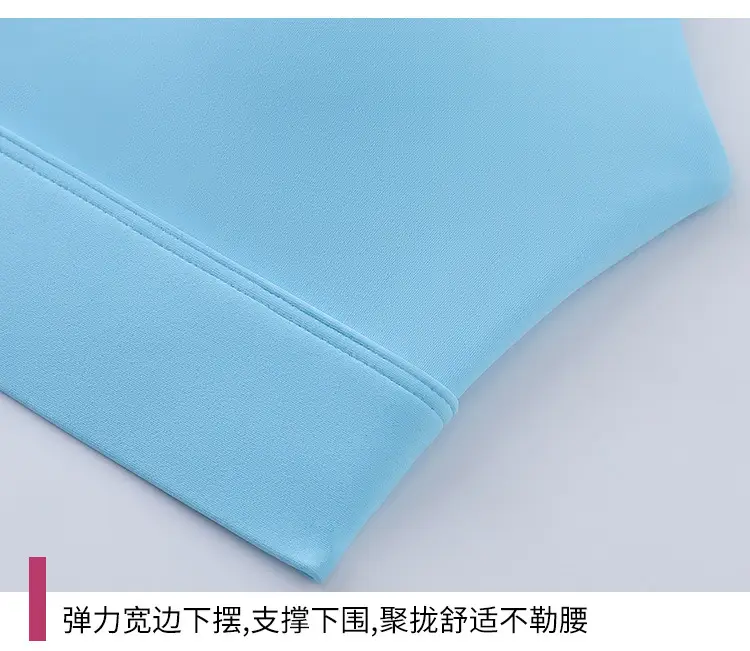 Blue Crossbody Sports Bra for Women — feature 29