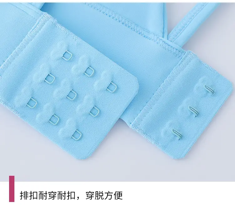Blue Crossbody Sports Bra for Women — feature 30
