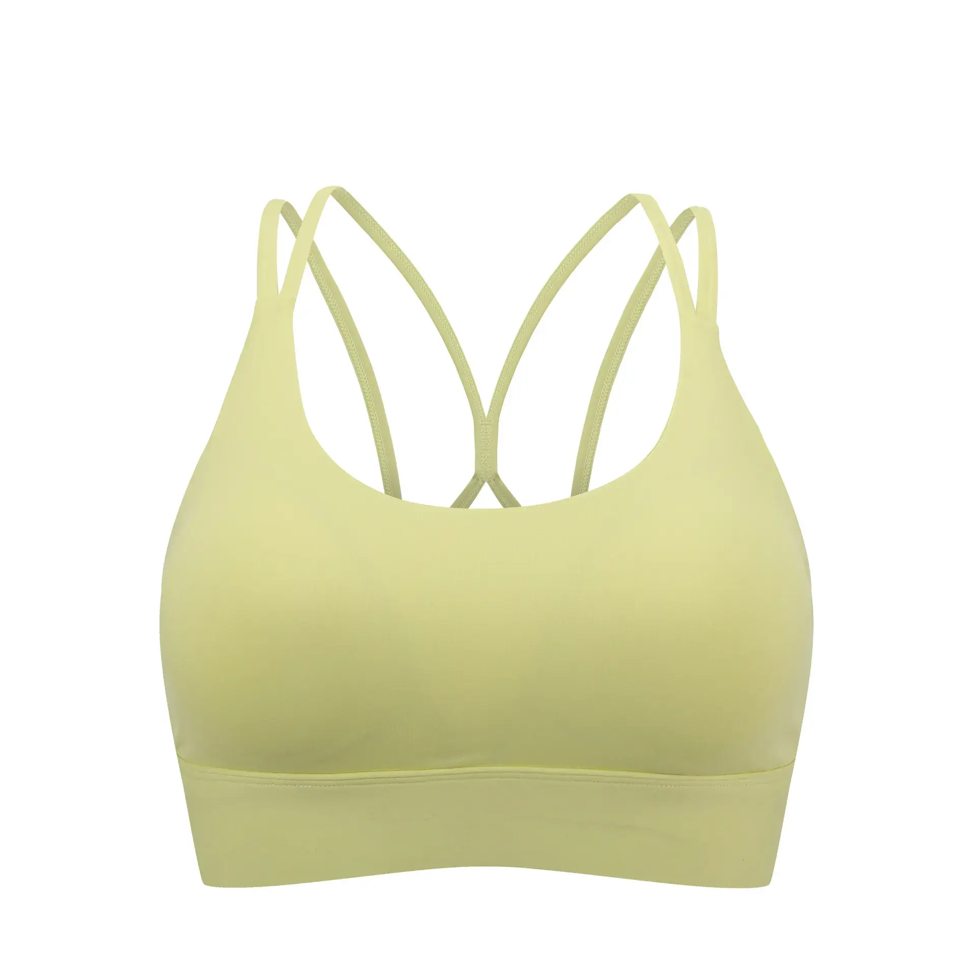 Blue Crossbody Sports Bra for Women - Image 7