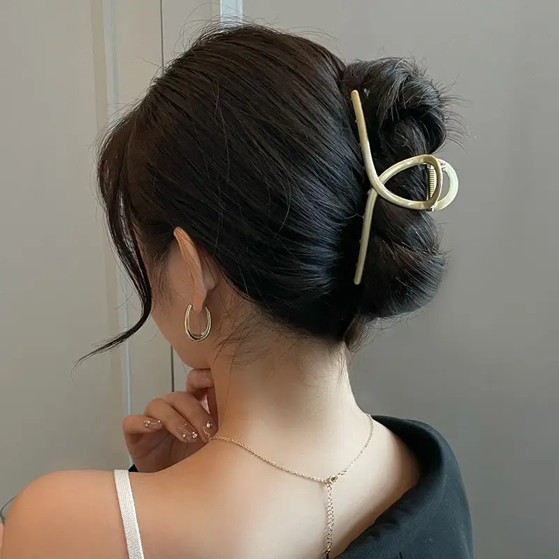 Gold Shark Hair Clip with Pearl & Crystal Detail - Image 37