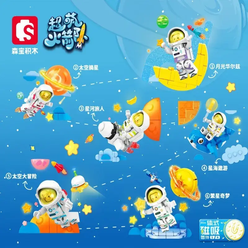 Senbao Spacecraft Launch Vehicle Building Block Toy - Image 6