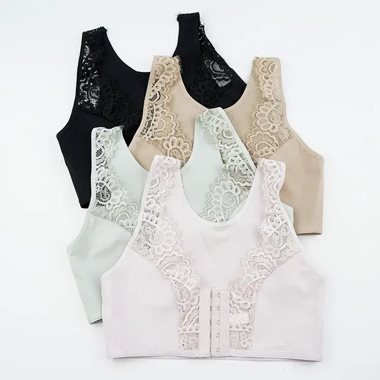 French Lace Push Up Bra Plus Size No Rings