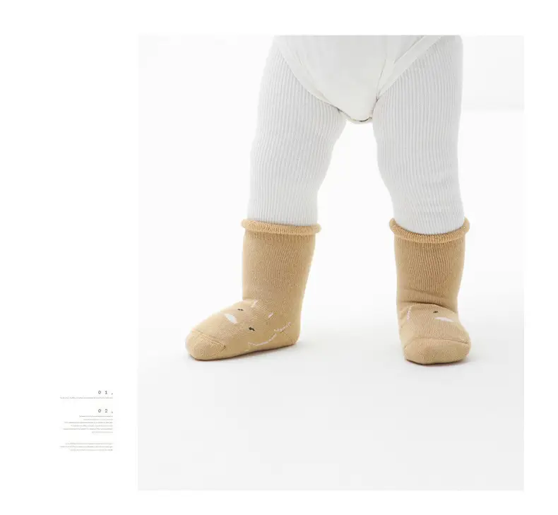 2022 Newborn Baby Socks Cartoon Mid-Tube Cotton — feature 12