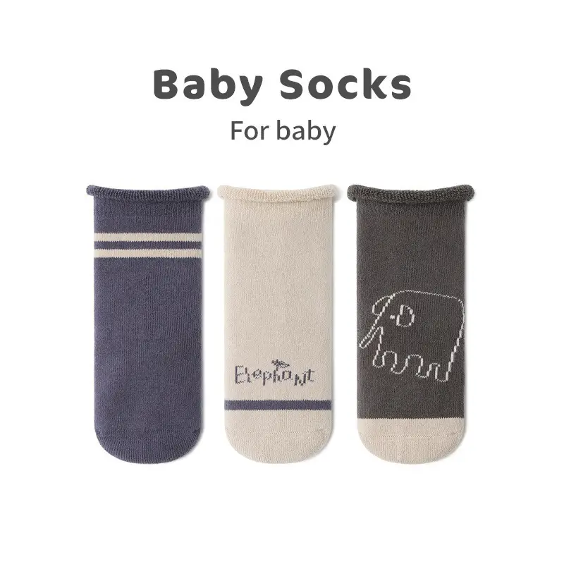 2022 Newborn Baby Socks Cartoon Mid-Tube Cotton - Image 2