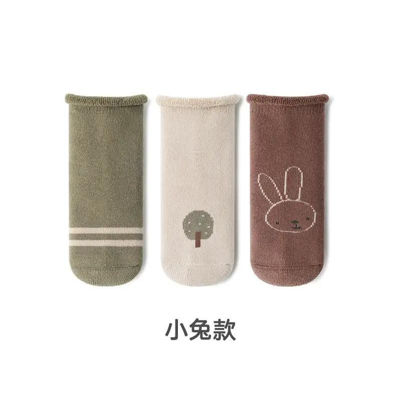 2022 Newborn Baby Socks Cartoon Mid-Tube Cotton - Image 3