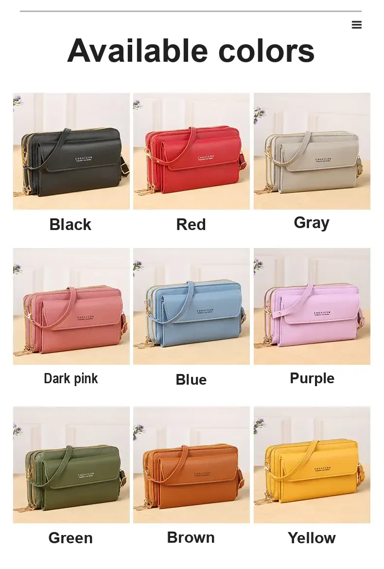 Nine colour examples labelled in Chinese