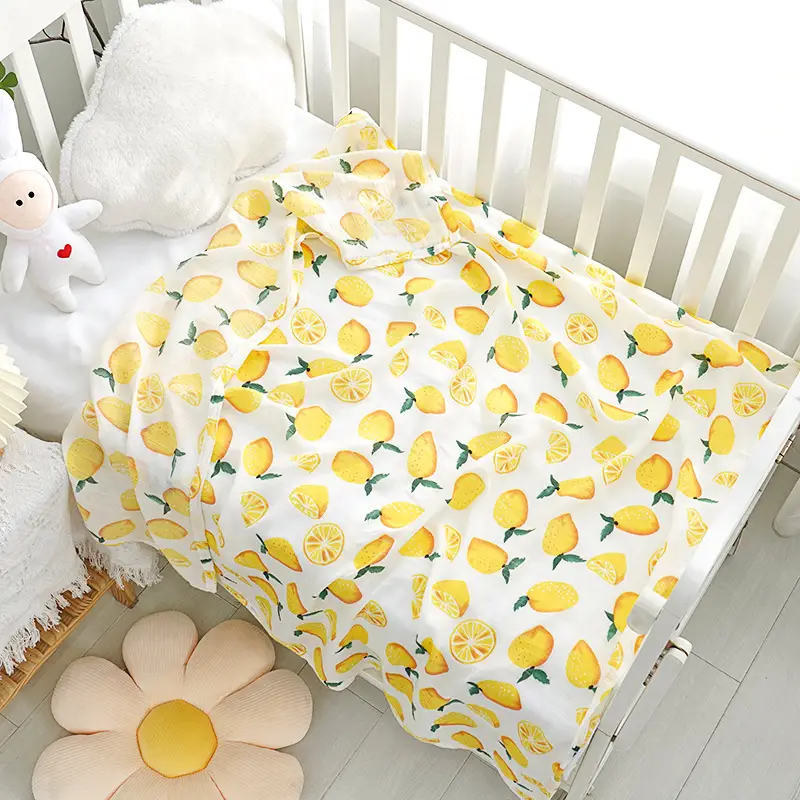 Newborn Baby Swaddle Quilt with Dinosaur Print - Image 50