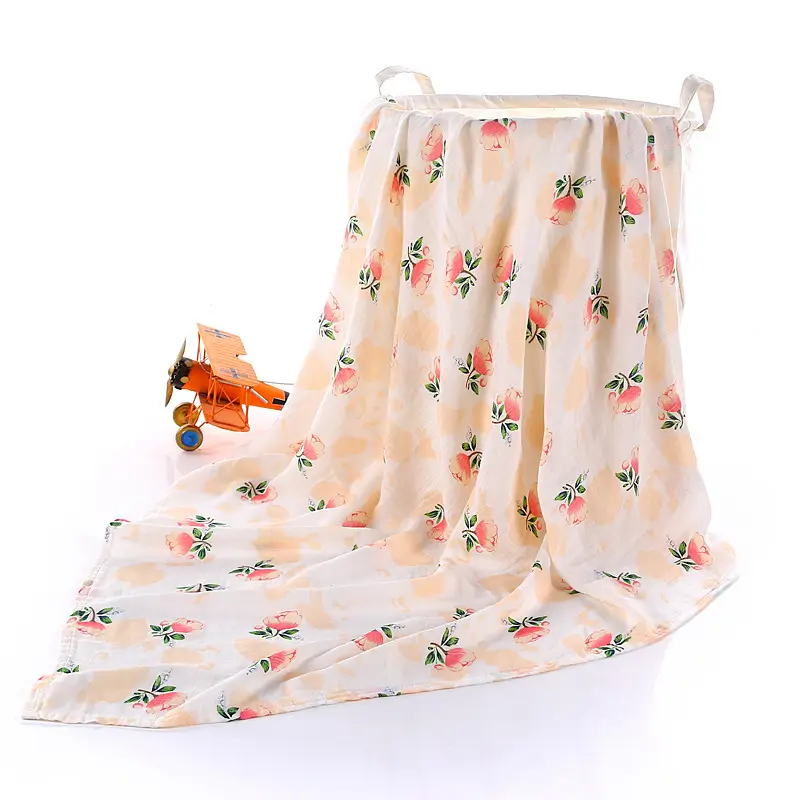 Newborn Baby Swaddle Quilt with Dinosaur Print - Image 10