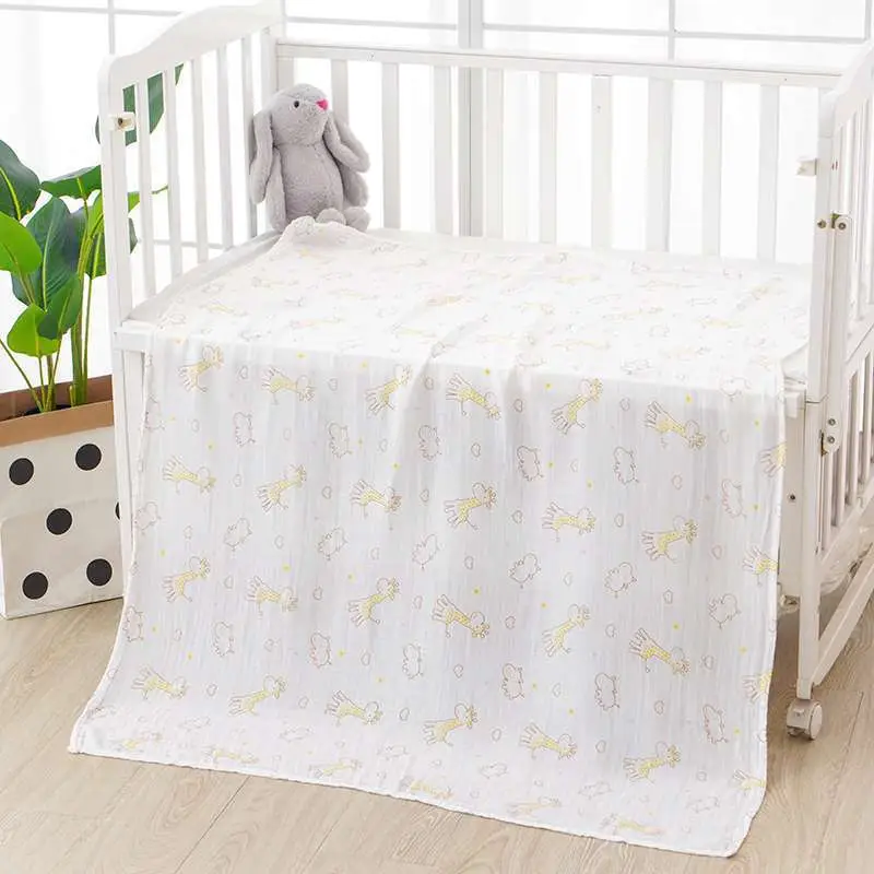 Newborn Baby Swaddle Quilt with Dinosaur Print - Image 12