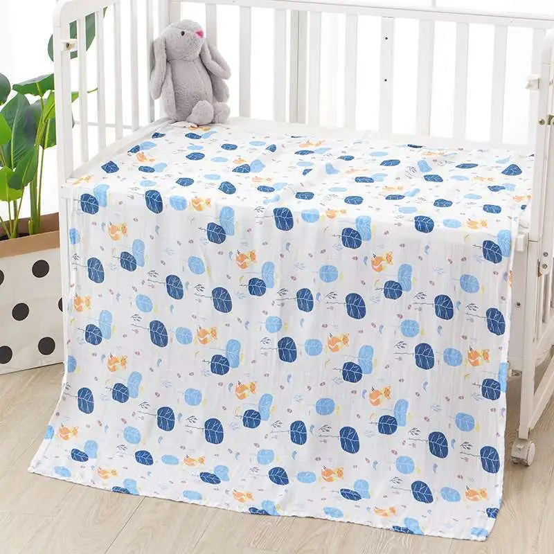 Newborn Baby Swaddle Quilt with Dinosaur Print - Image 16