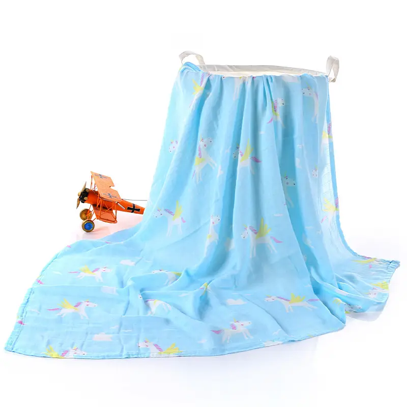 Newborn Baby Swaddle Quilt with Dinosaur Print - Image 19