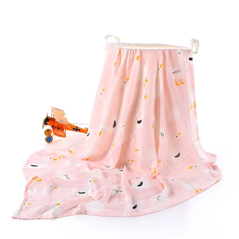 Newborn Baby Swaddle Quilt with Dinosaur Print - Image 21