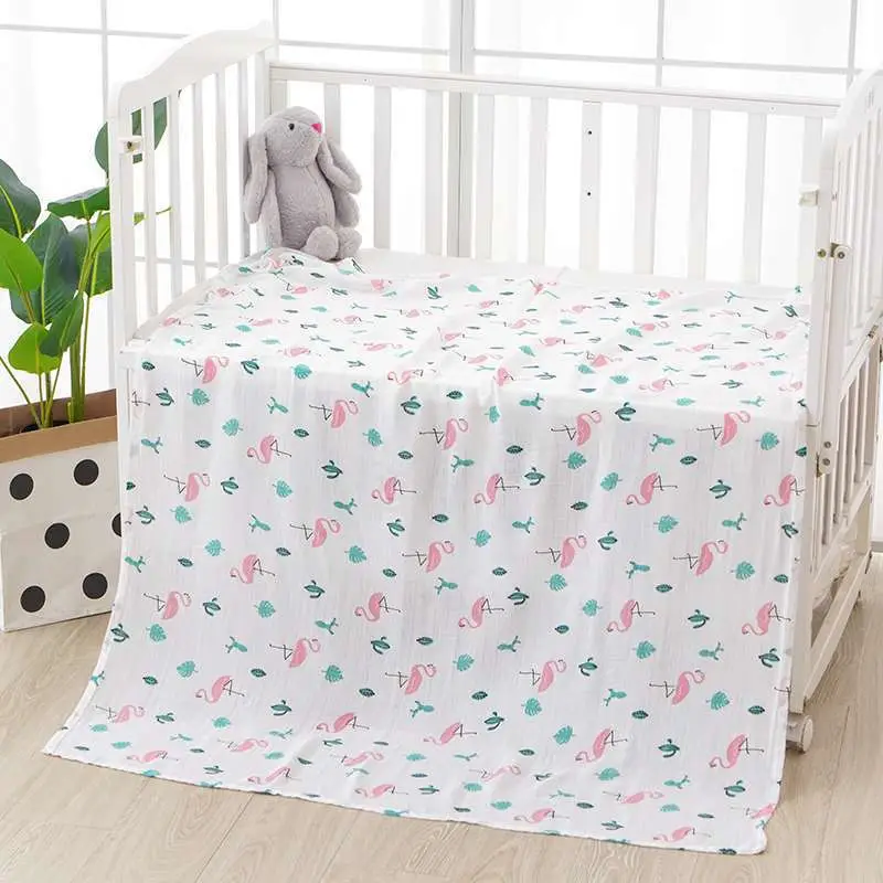 Newborn Baby Swaddle Quilt with Dinosaur Print - Image 22