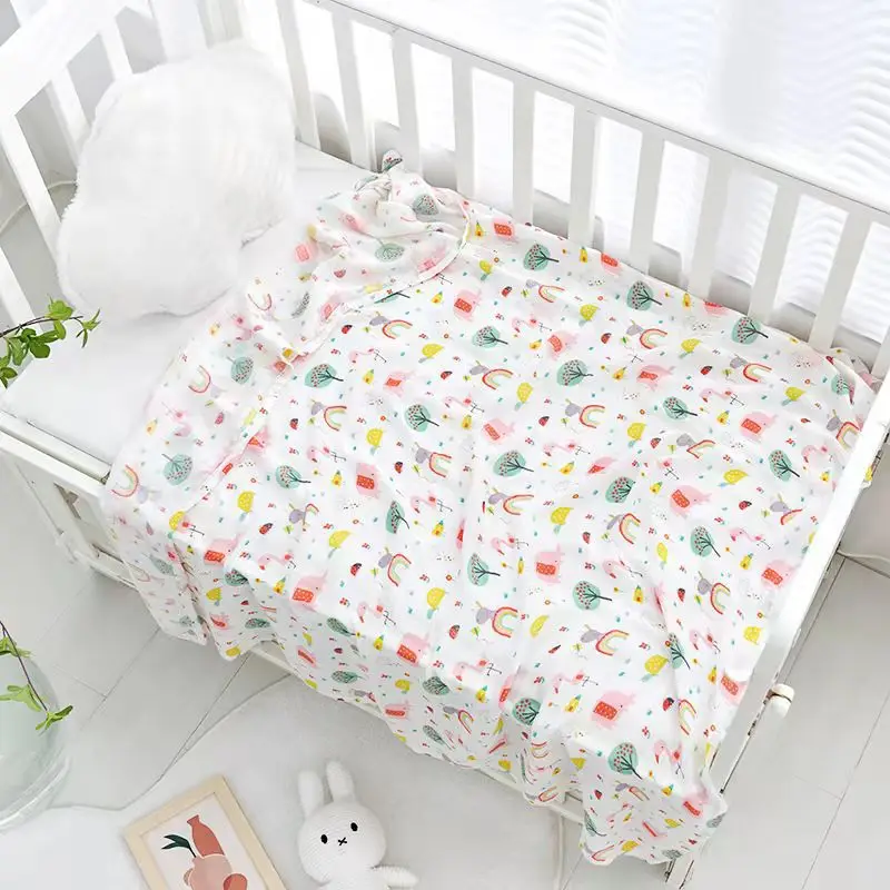 Newborn Baby Swaddle Quilt with Dinosaur Print - Image 25
