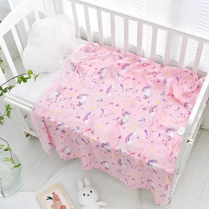 Newborn Baby Swaddle Quilt with Dinosaur Print - Image 26