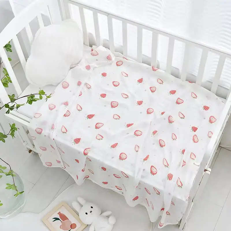 Newborn Baby Swaddle Quilt with Dinosaur Print - Image 31