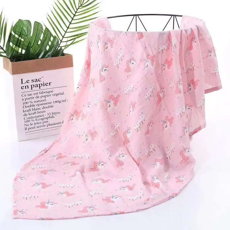 Newborn Baby Swaddle Quilt with Dinosaur Print - Image 43