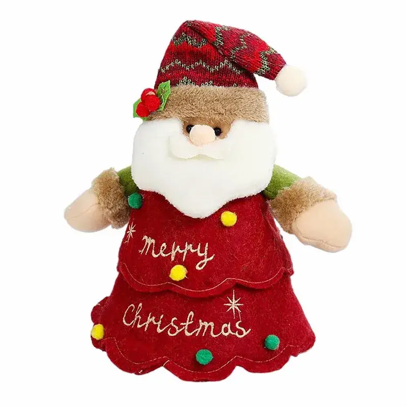 Christmas Snowmen & Santa Doll Decor Set - Image 7