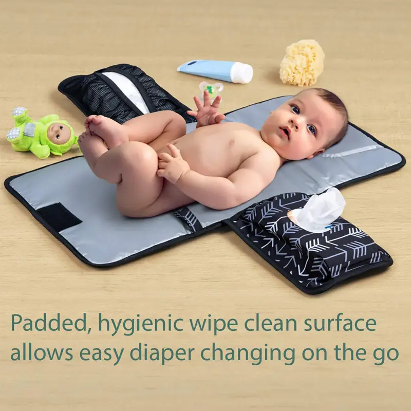 Waterproof Foldable Baby Diaper Pad for Outdoor Use - Image 6