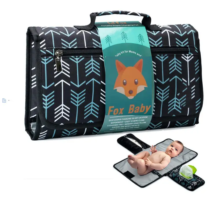 Waterproof Foldable Baby Diaper Pad for Outdoor Use - Image 2
